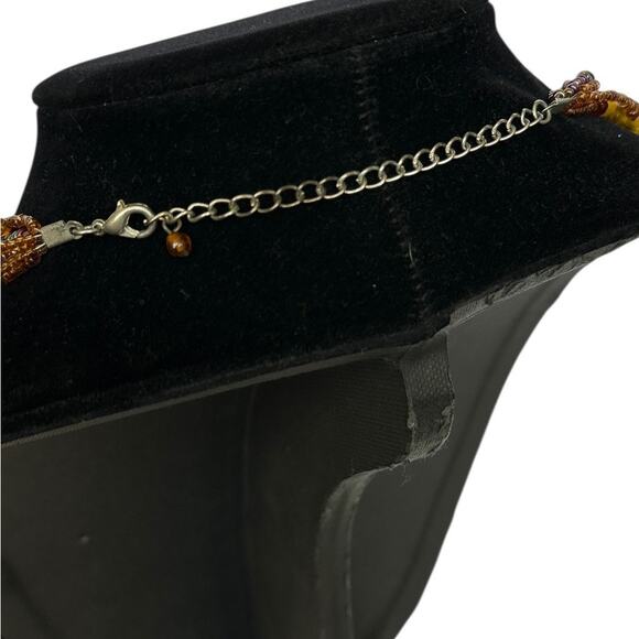 Multi Layered Beaded Necklace - Picture 3 of 3